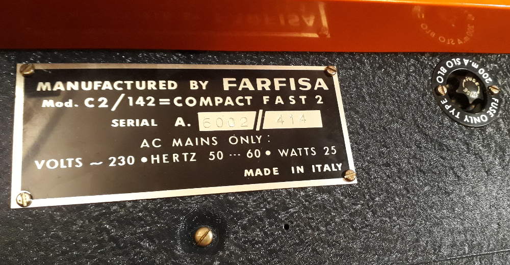 Farfisa Compact Fast-2 C2-142